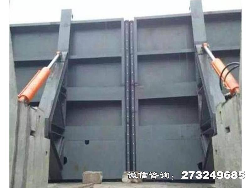 横峰县液压双控翻板闸门