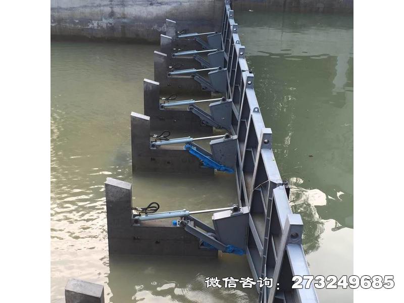 铁山港截水液压钢坝